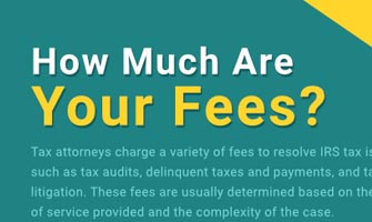 Legal Blog: Tax fess infographic
