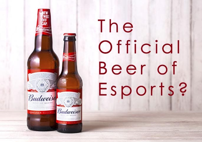 picture to accompany article about Budweiser possibly becoming the official beer of esports trademark