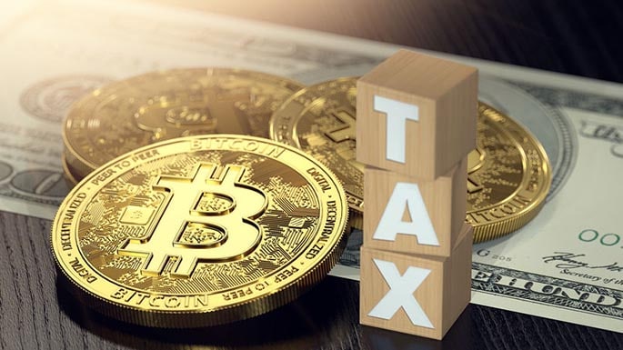 Picture to accompany a blog post about IRS Revenue Ruling 2019-24 regarding crypto taxes