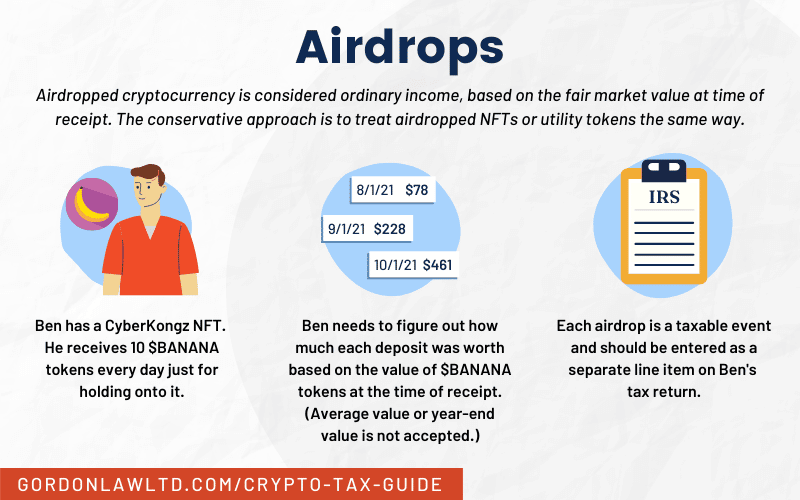 How to Report Airdrops on Your Tax Return [Infographic]